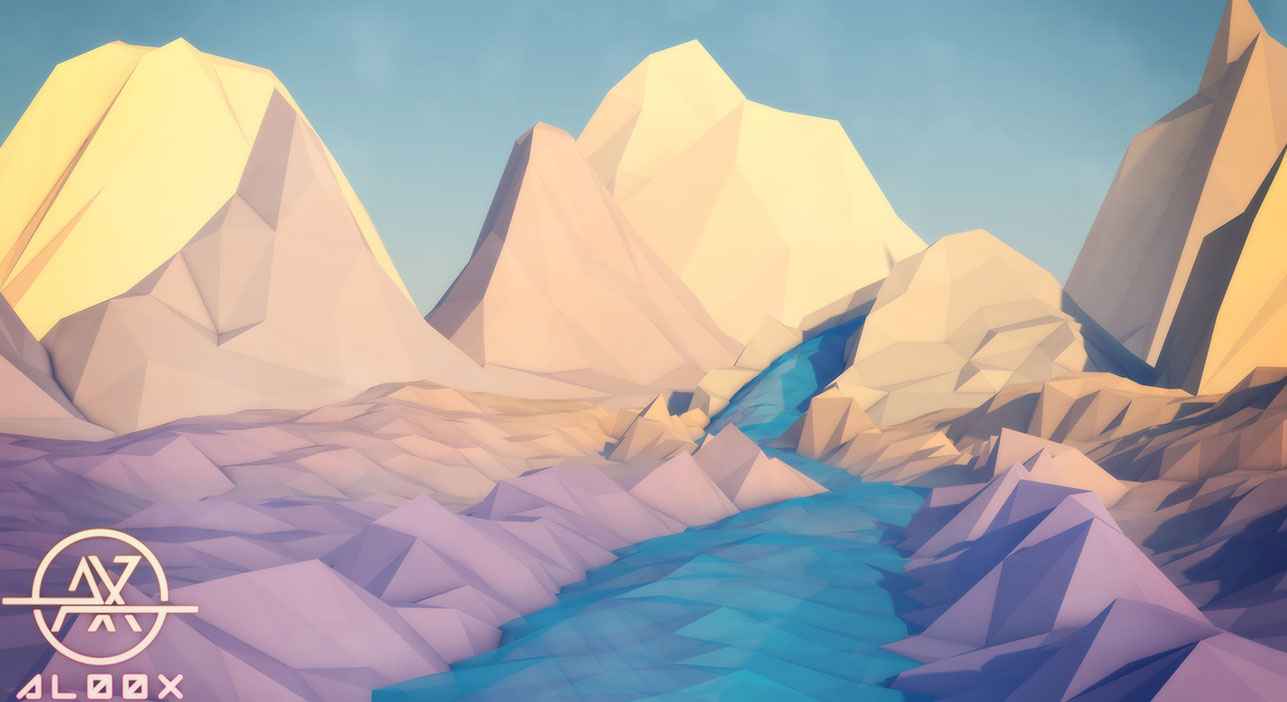 LowPoly Candy Land